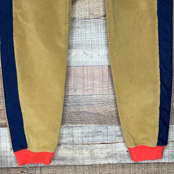Nike Sportswear Polar Fleece Jogger Sweatpants Bronze Navy Orange SZ Small - Picture 4 of 11